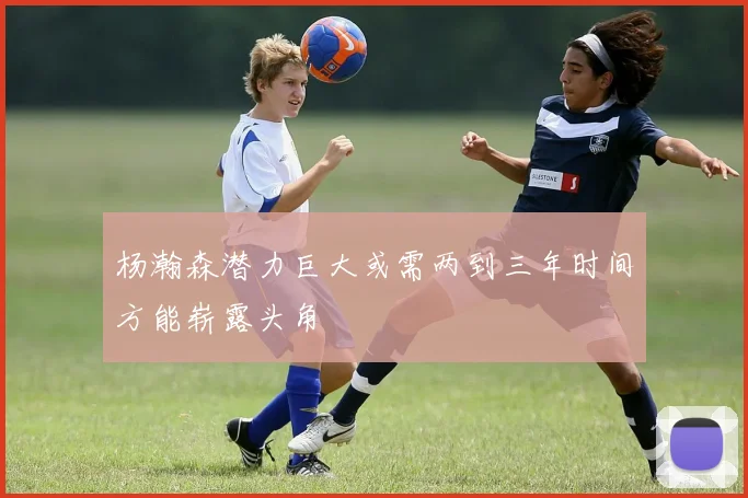 杨瀚森潜力巨大或需两到三年时间方能崭露头角